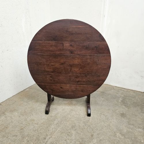 FRENCH OAK FOLDING VINEYARD TABLE