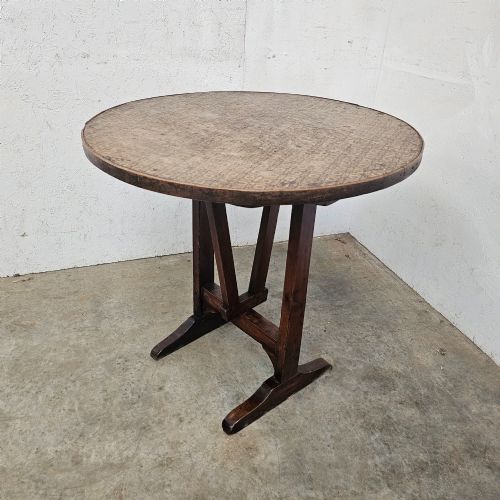 fig 1. Small French Folding Vineyard Table