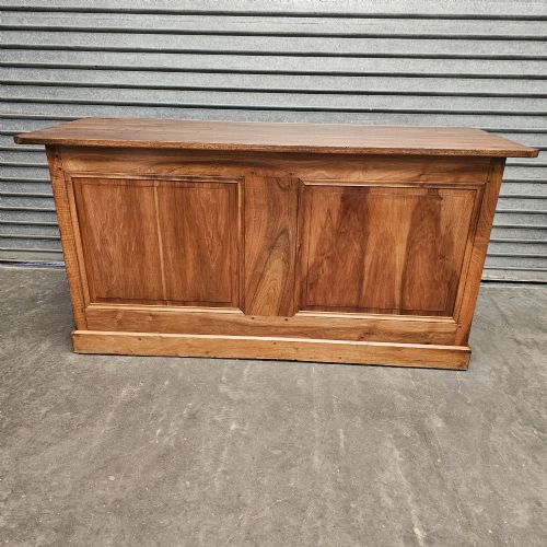 French Panelled Walnut Four-drawer Architects Chest