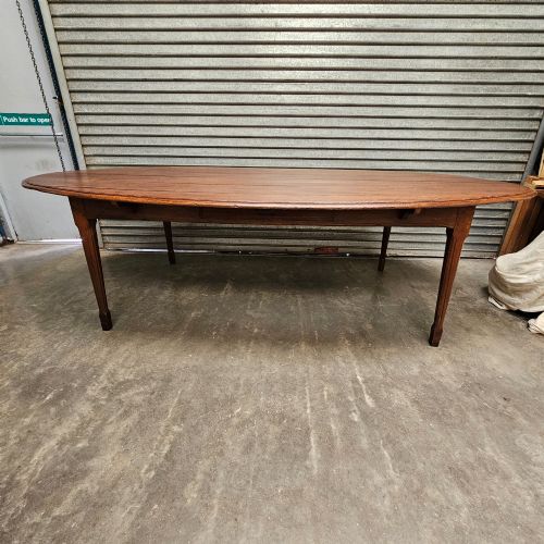 Very Large French Oak Reunion Table (8ft+)