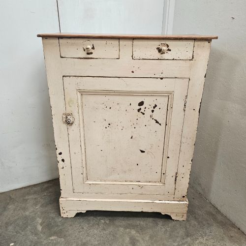 FRENCH PAINTED PINE 'CONFITURIER' JAM CUPBOARD - ADDITIONAL PHOTO 5