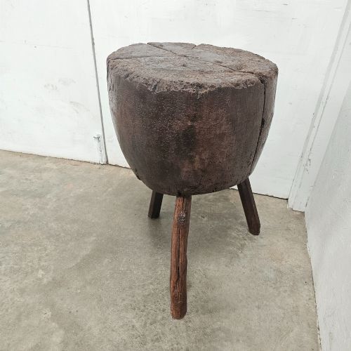 PRIMITIVE FRENCH BEECH GAME BLOCK - ADDITIONAL PHOTO 3