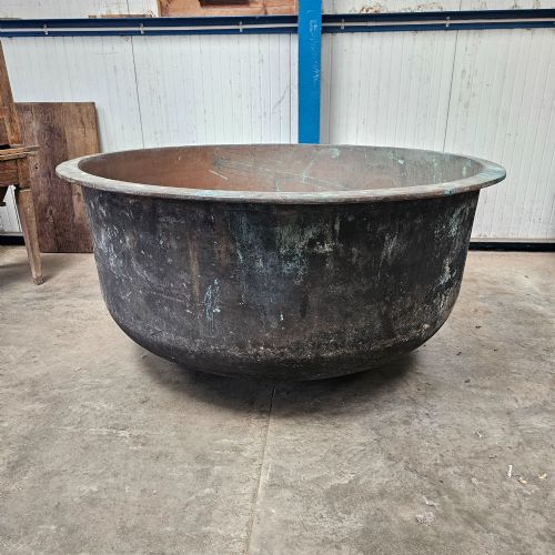Huge French Copper Cheese Vat (Franche-comte)