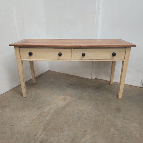 English 19th Century Painted Pine Dairy Table