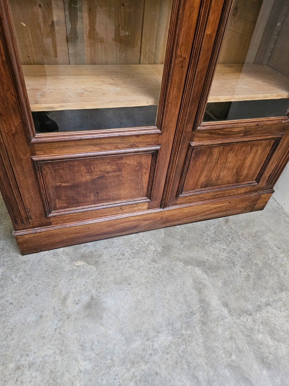 Antique French Walnut Bookcase  View IV