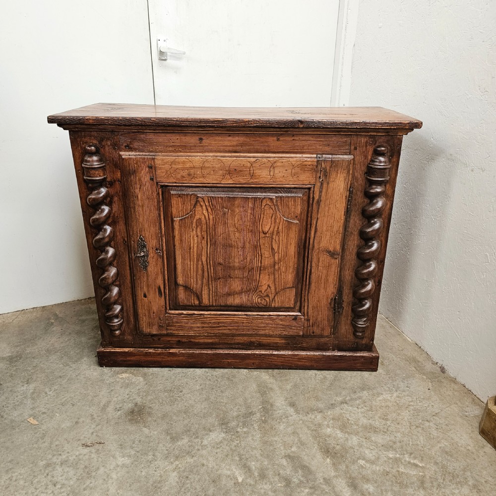 Italian Pine Side Cabinet