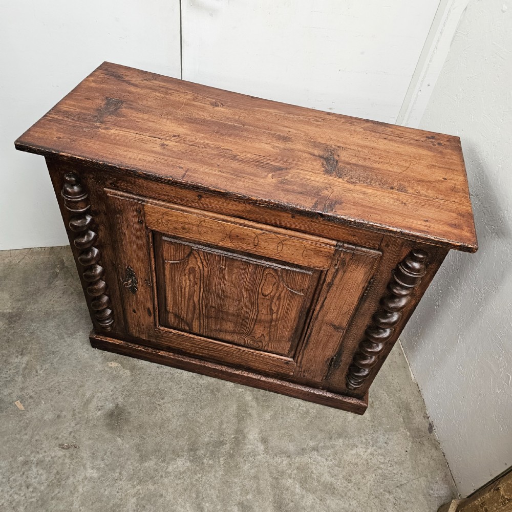 Italian Pine Side Cabinet View II
