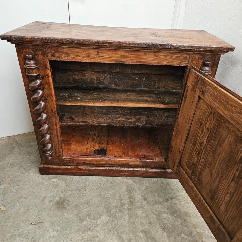 Italian Pine Side Cabinet View VI