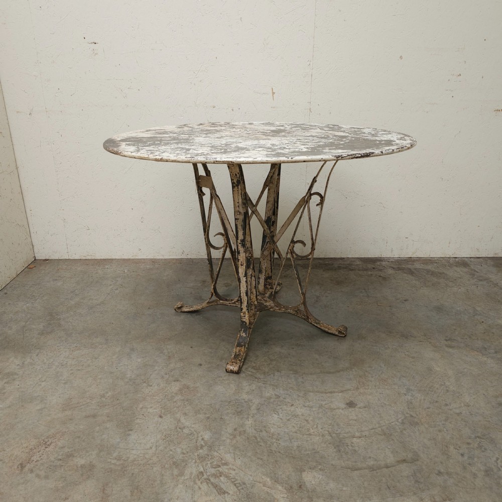 French Tole Garden Table