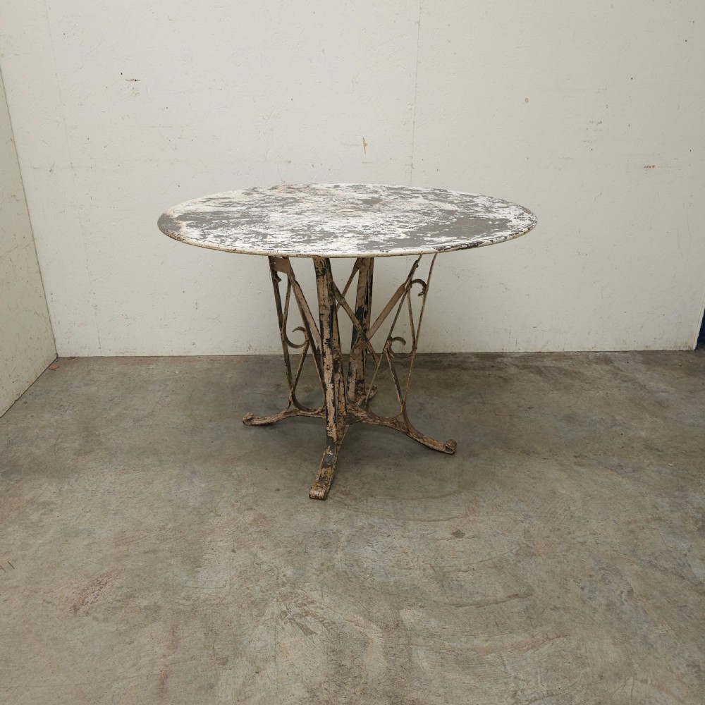 French Tole Garden Table View II