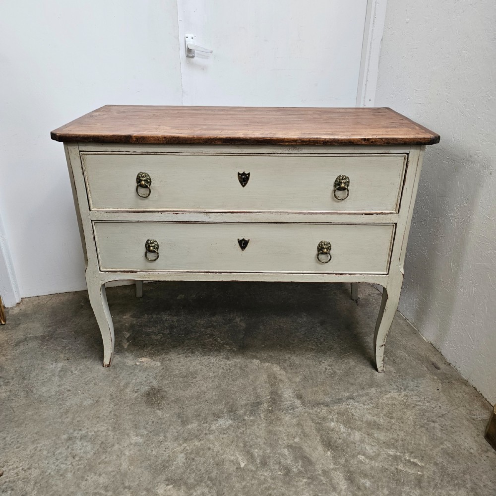 French Nineteenth Century Painted Commode