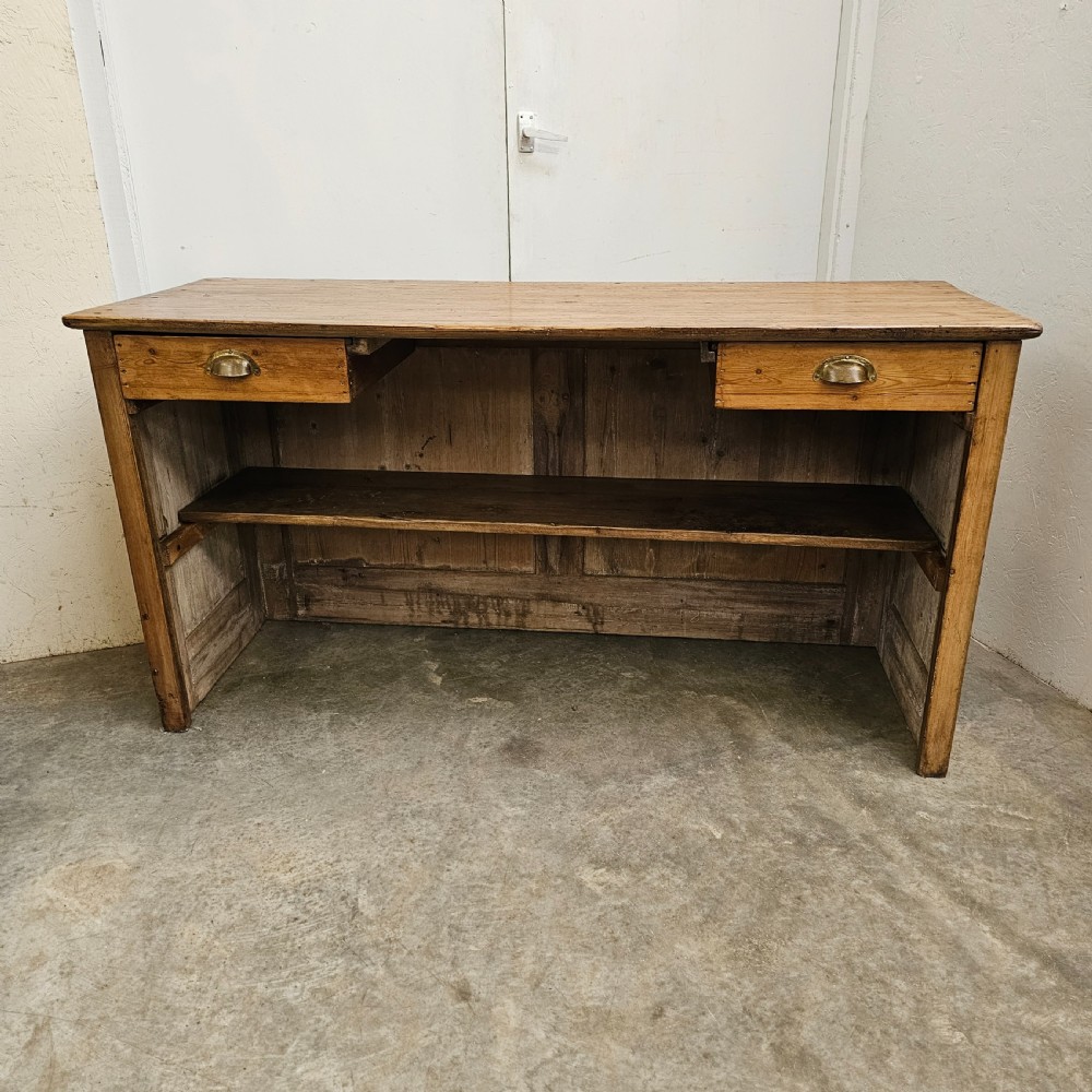 French Pine Shop Counter View IV