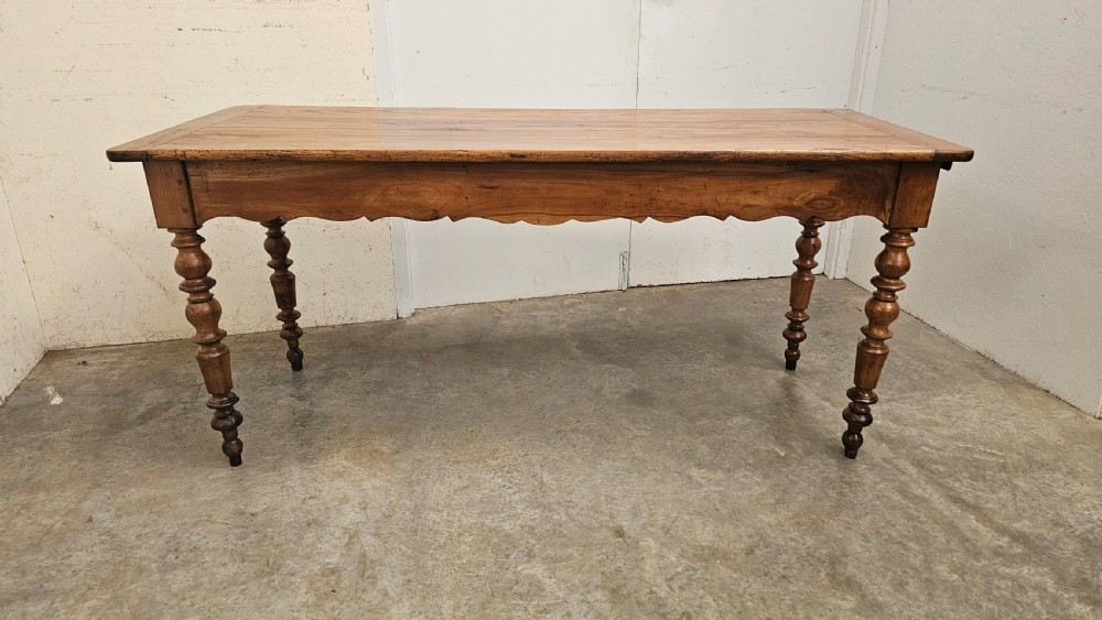 French Cherry Bistro Table With Bread Slide  View II