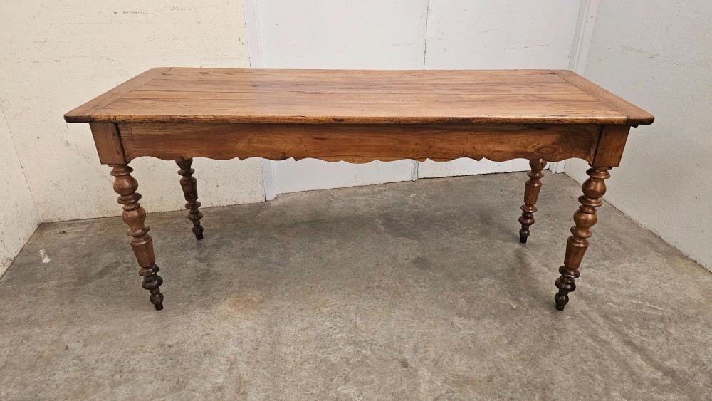 French Cherry Bistro Table With Bread Slide 