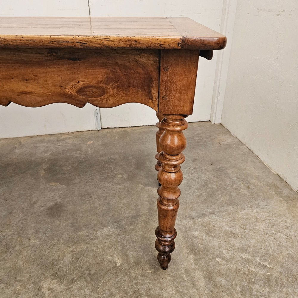 French Cherry Bistro Table With Bread Slide  View VII