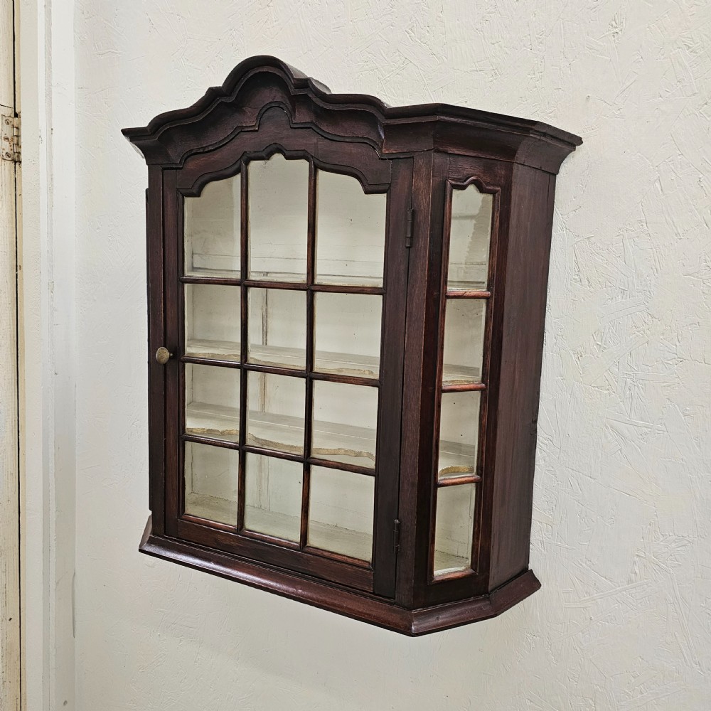 Dutch Oak Wall Cabinet View II