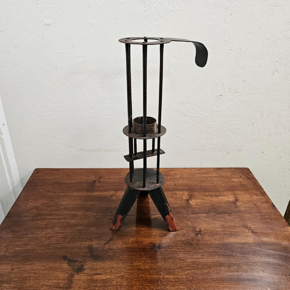 French Adjustable Candlestand (Rat De Cave)