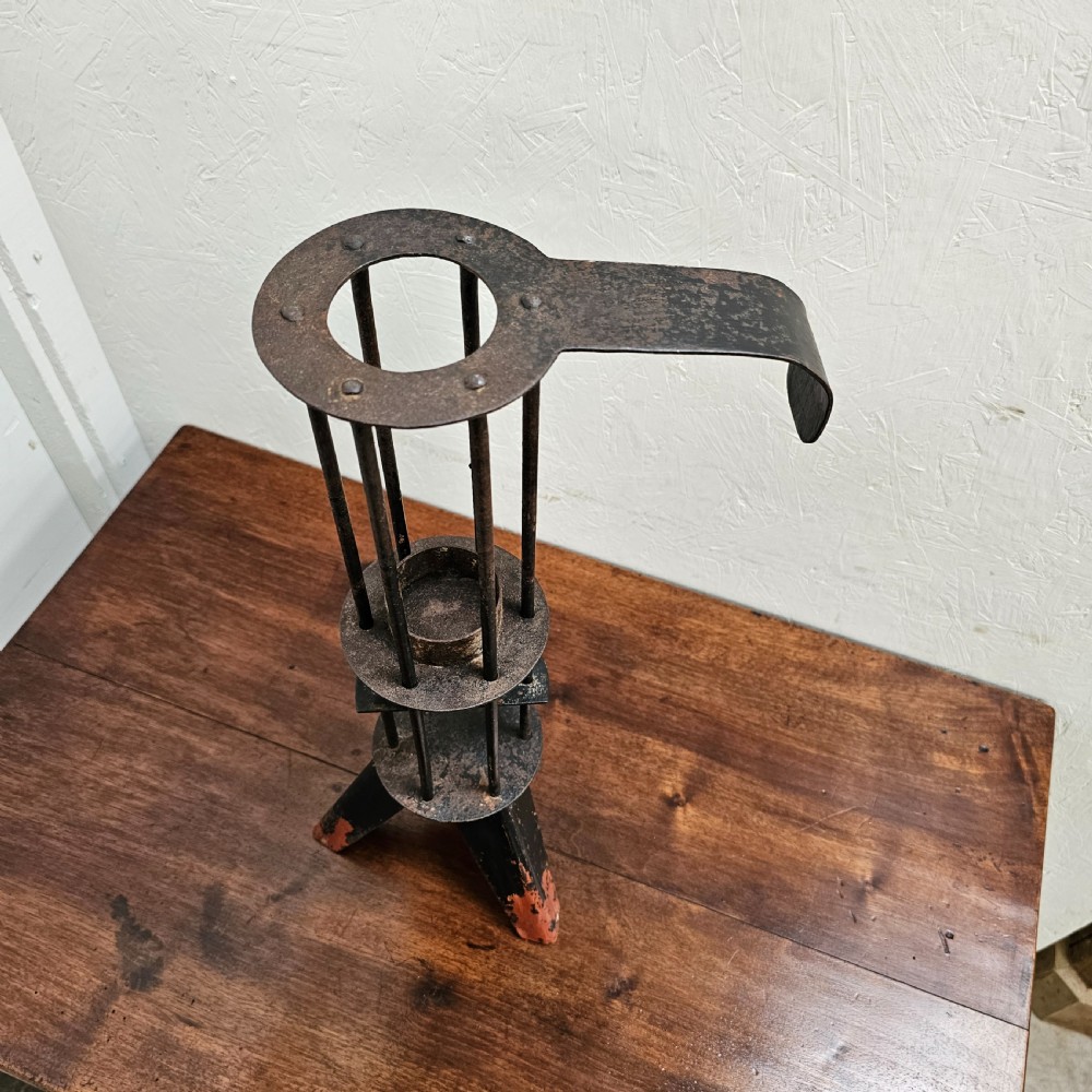 French Adjustable Candlestand (Rat De Cave) View II