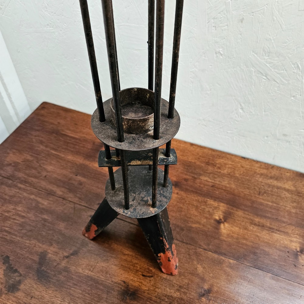 French Adjustable Candlestand (Rat De Cave) View III