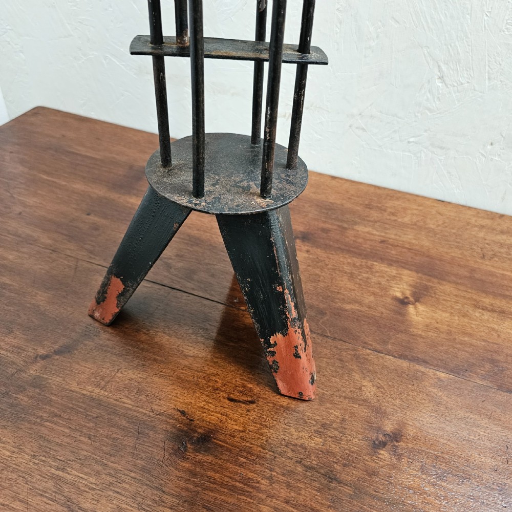 French Adjustable Candlestand (Rat De Cave) View IV