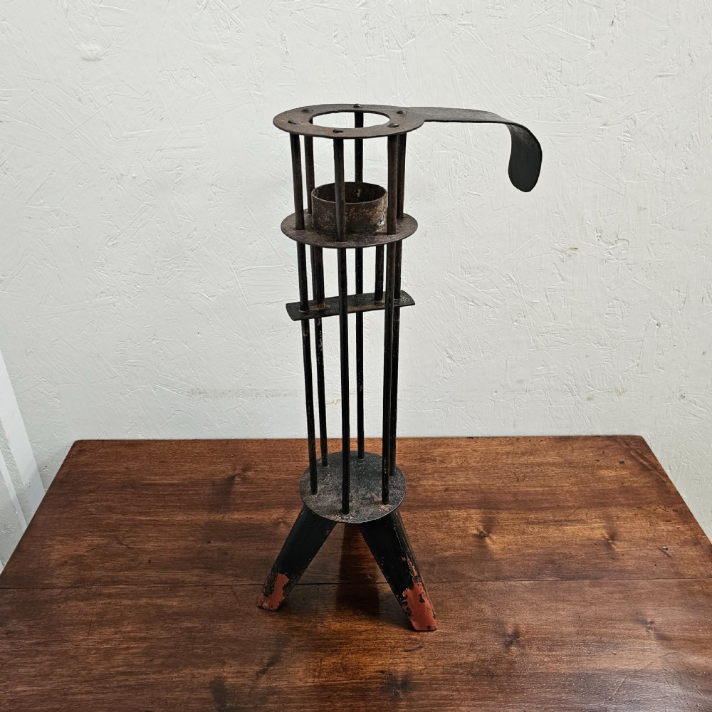 French Adjustable Candlestand (Rat De Cave) View V