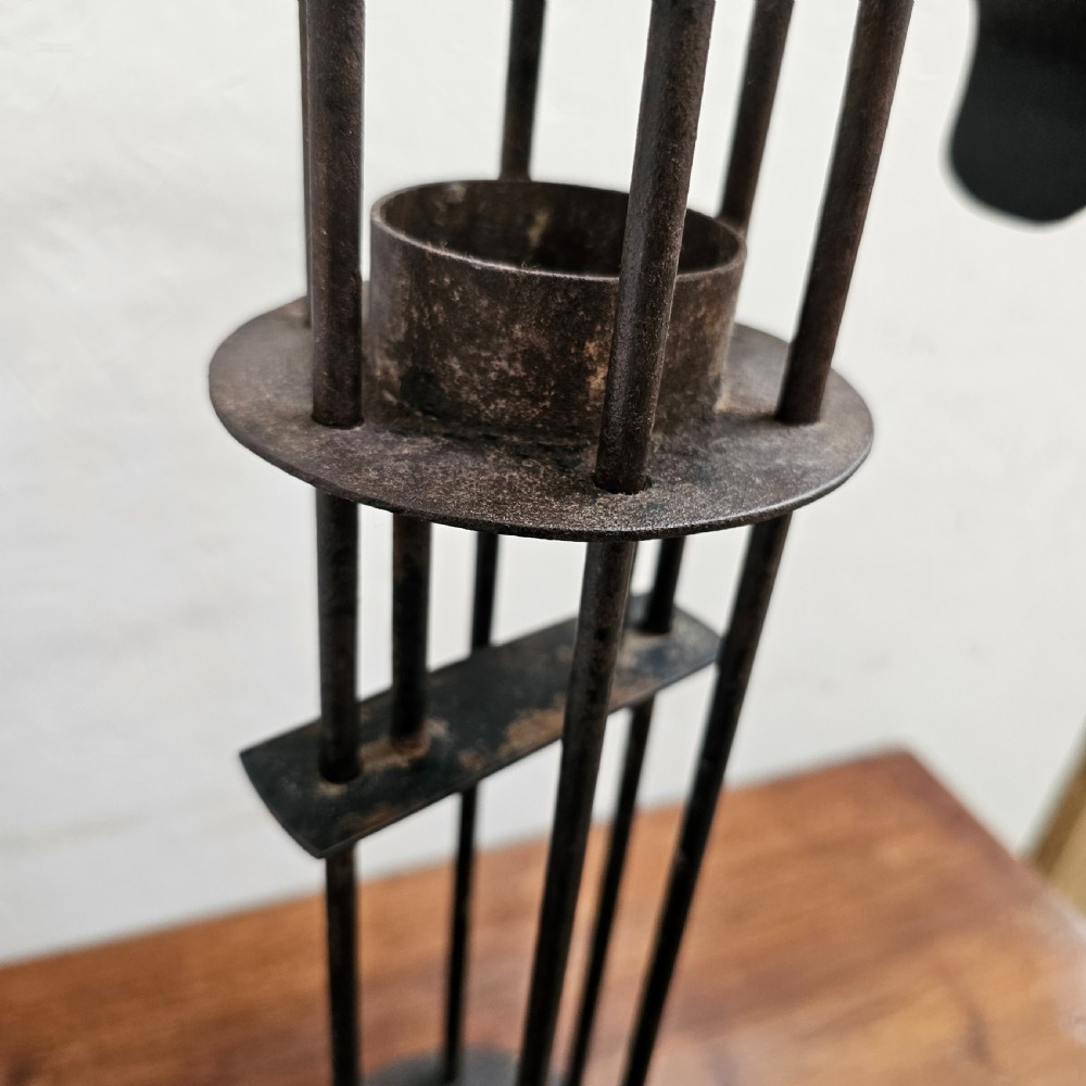 French Adjustable Candlestand (Rat De Cave) View VI