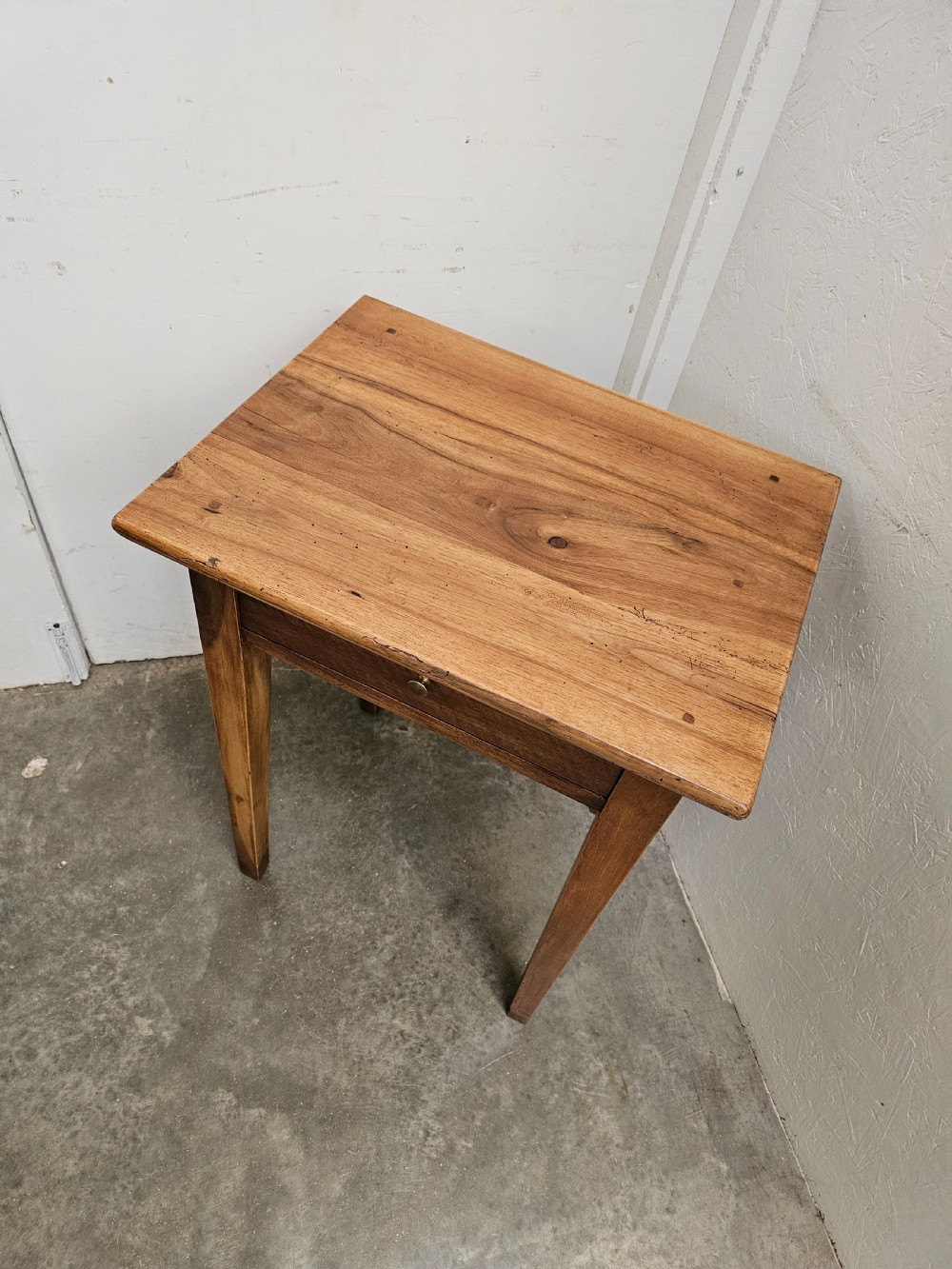 French Walnut Lamp Table With Drawer View II