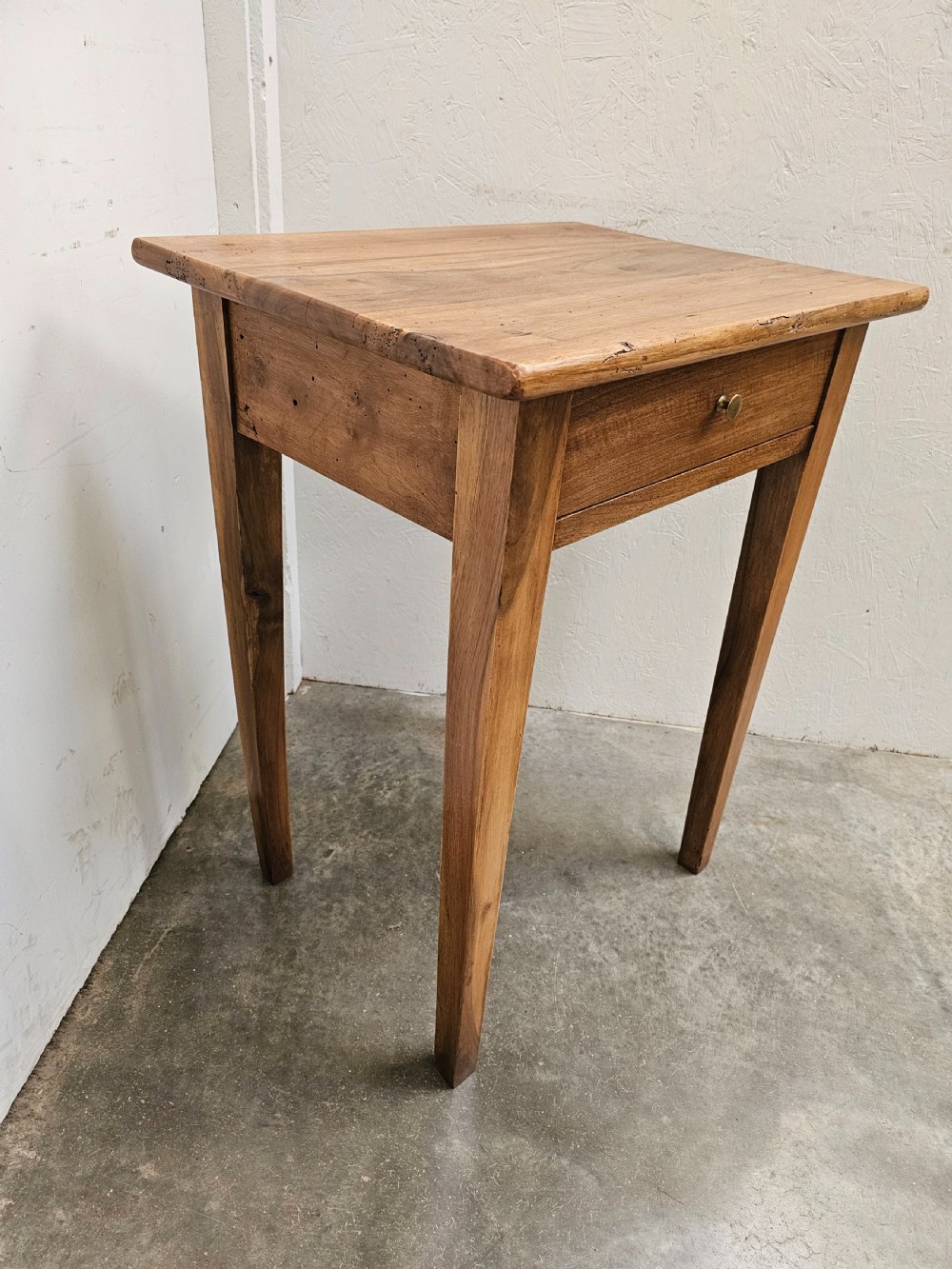 French Walnut Lamp Table With Drawer View IV