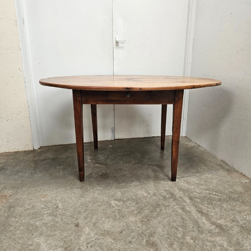French Cherrywood Oval Farmhouse Table
