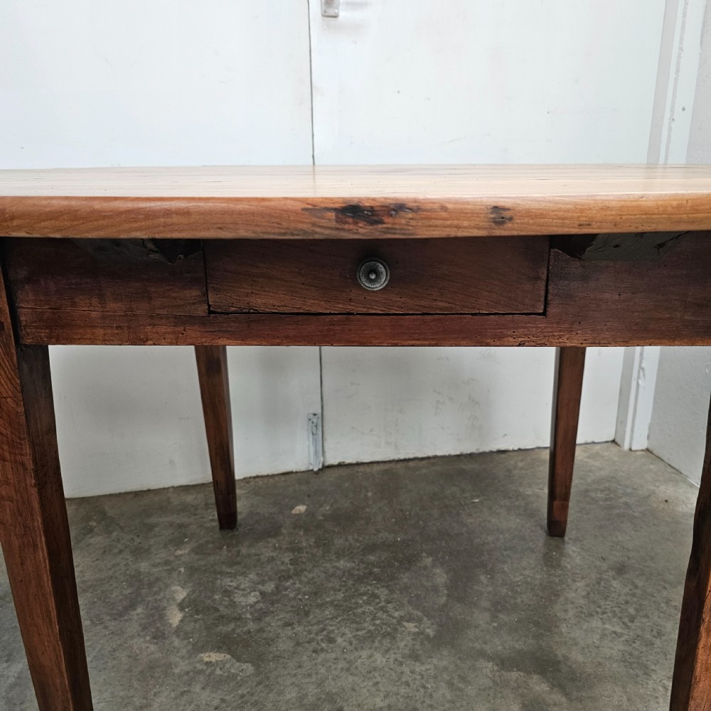 French Cherrywood Oval Farmhouse Table View III