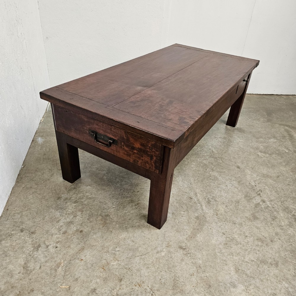 Substantial French Walnut Low Table