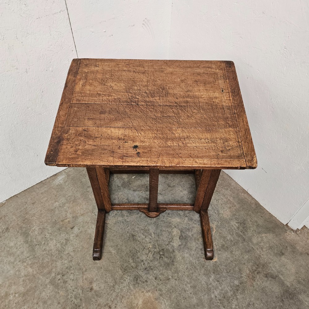 French Oak & Pine Adjustable Architects Table View II