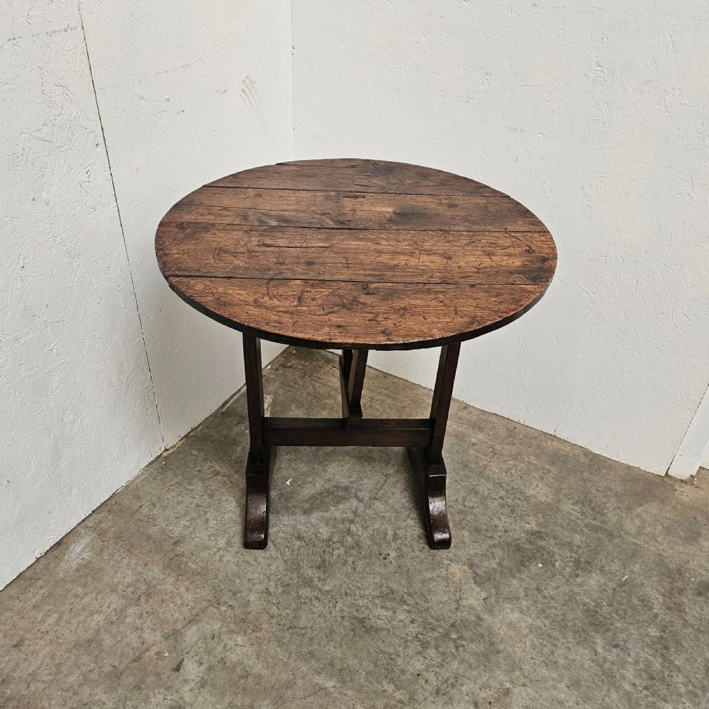 Small Oak Folding Vendange Table  View IV