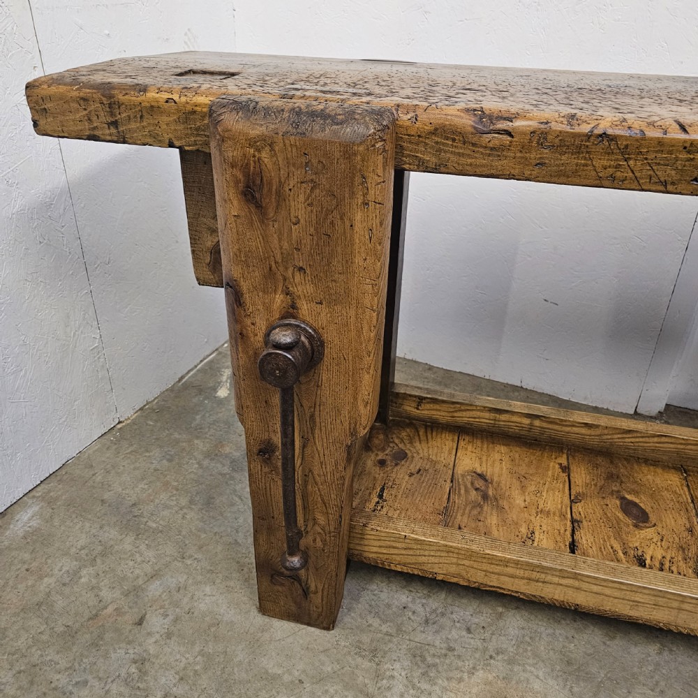 French Beech & Oak Artisans Workbench View IV