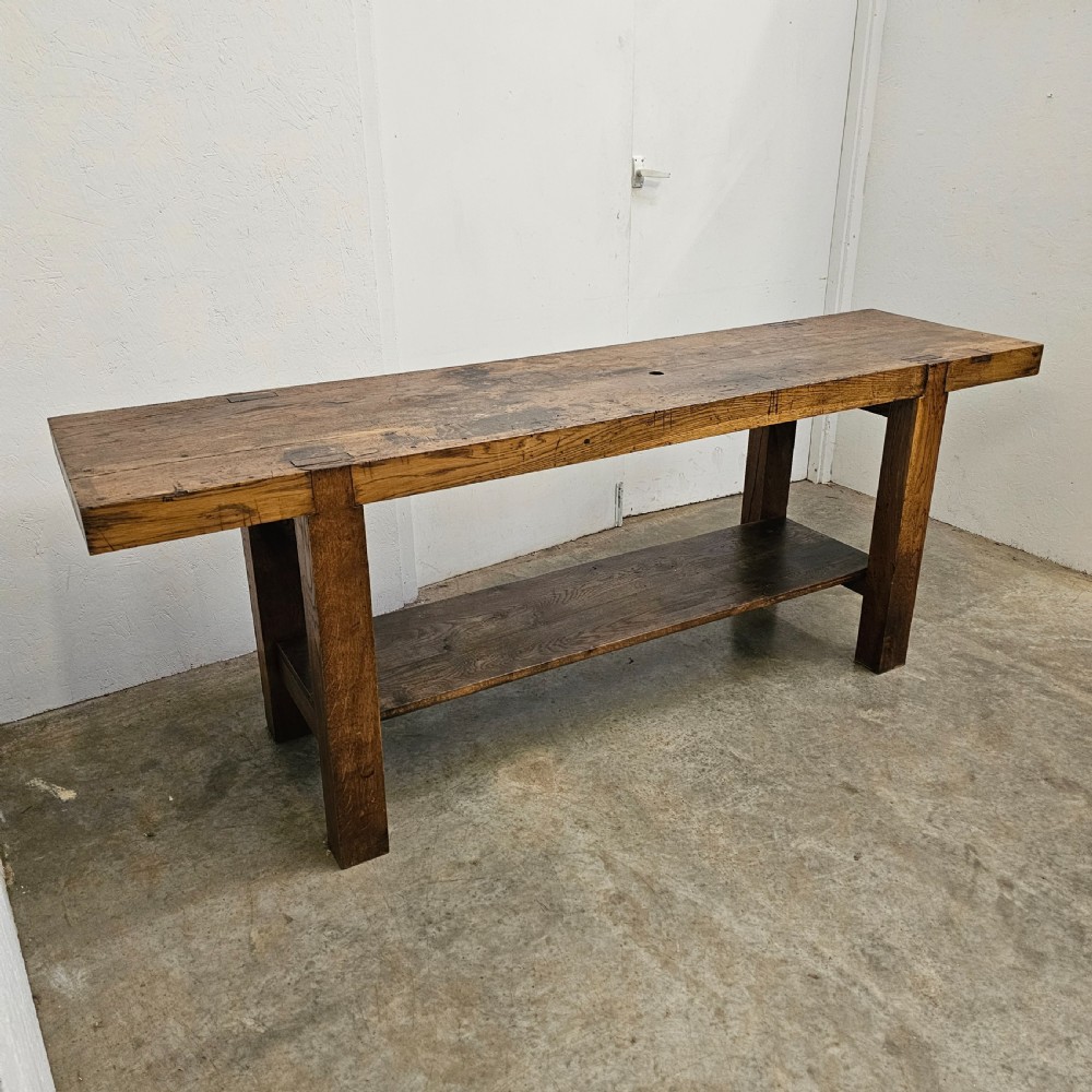French Oak Freestanding Workbench
