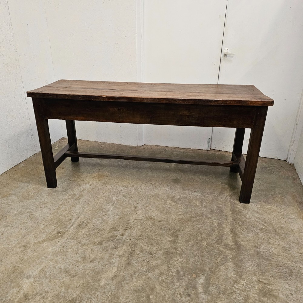 Tall 19th Century French Two Drawer Bakery Worktable View V