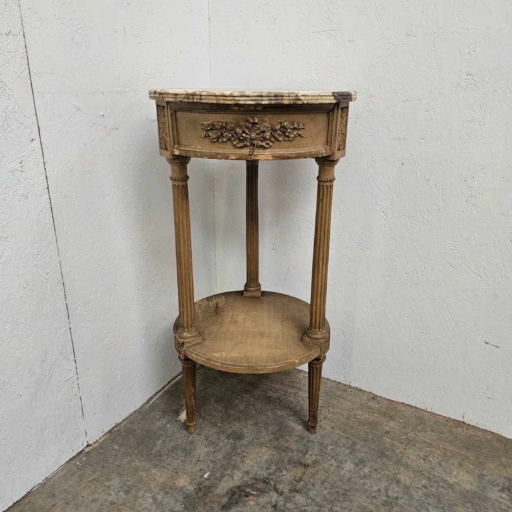 French Marble Topped Two Tier Gueridon