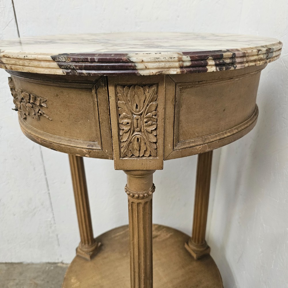 French Marble Topped Two Tier Gueridon View III