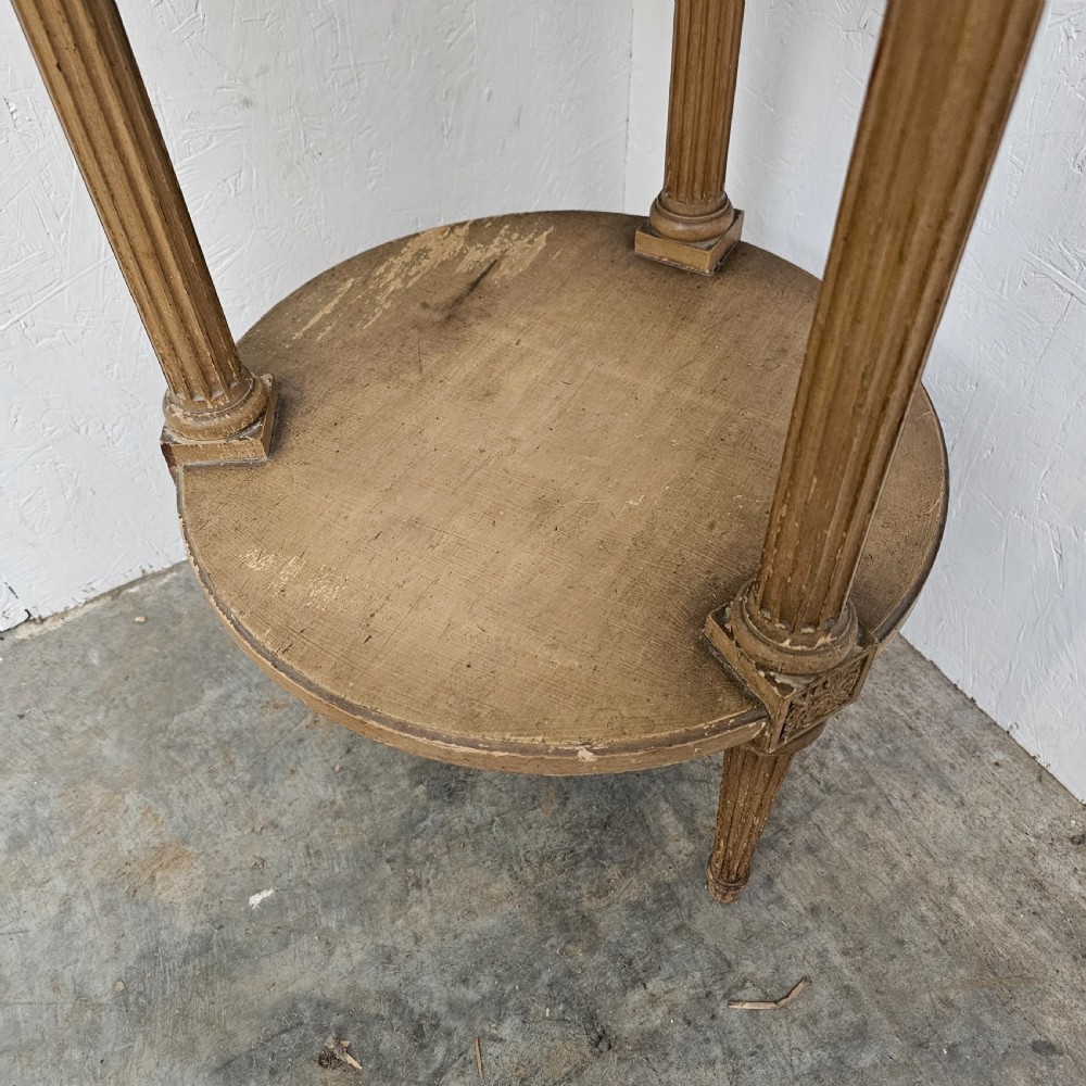 French Marble Topped Two Tier Gueridon View IV