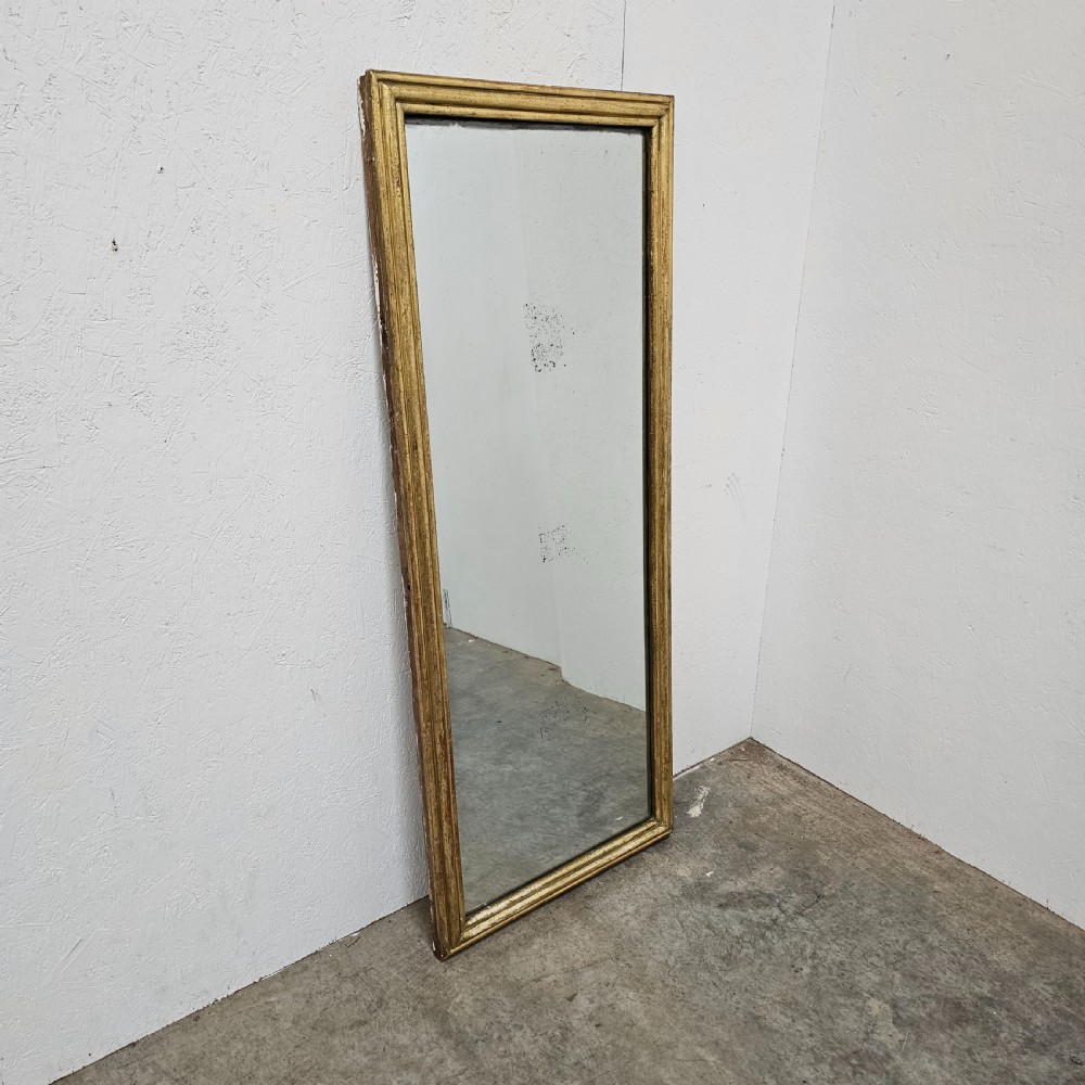 French Giltwood Bistro Mirror