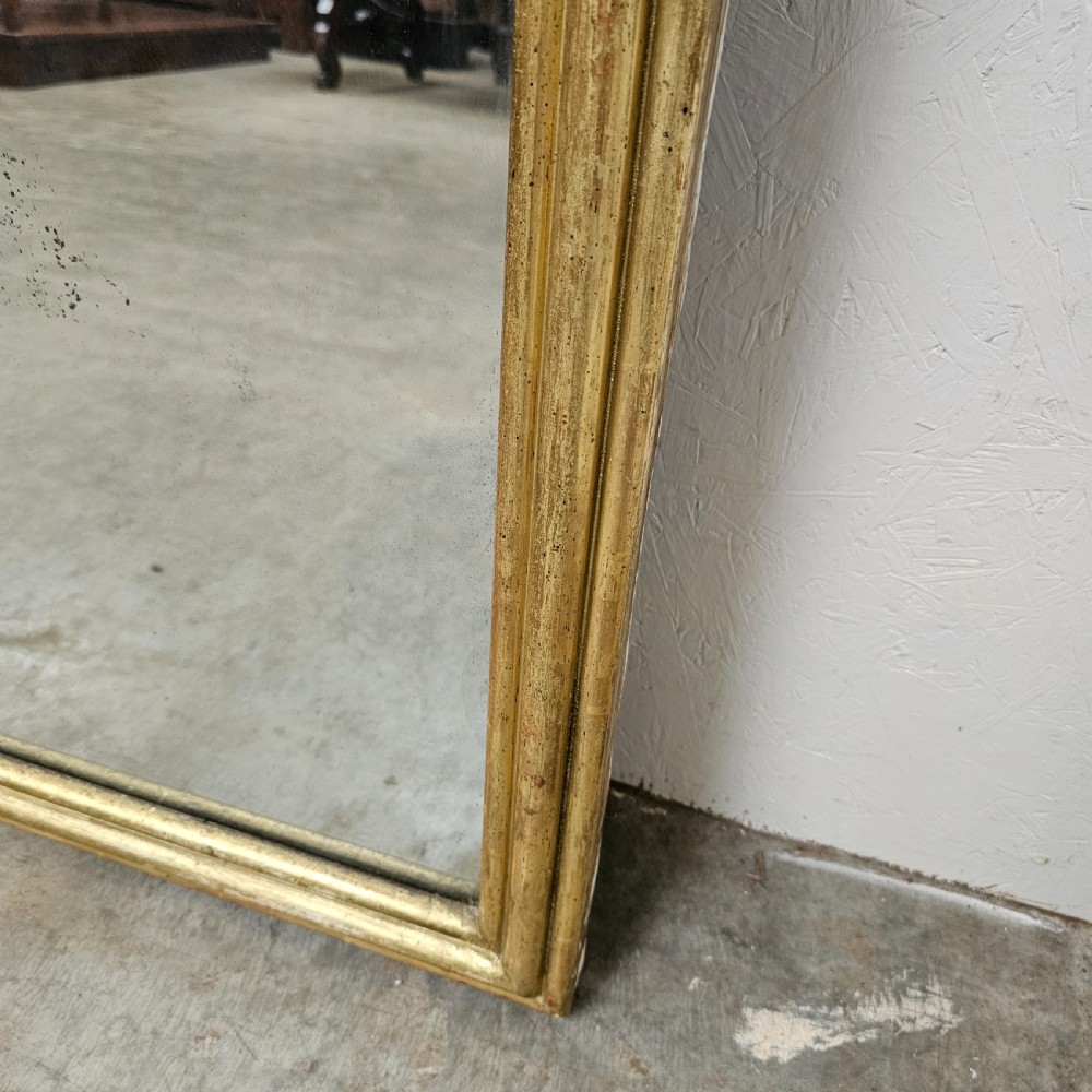 French Giltwood Bistro Mirror View II