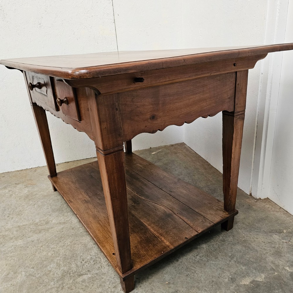 Alsace Cherrywood Kitchen Prep Table View VI