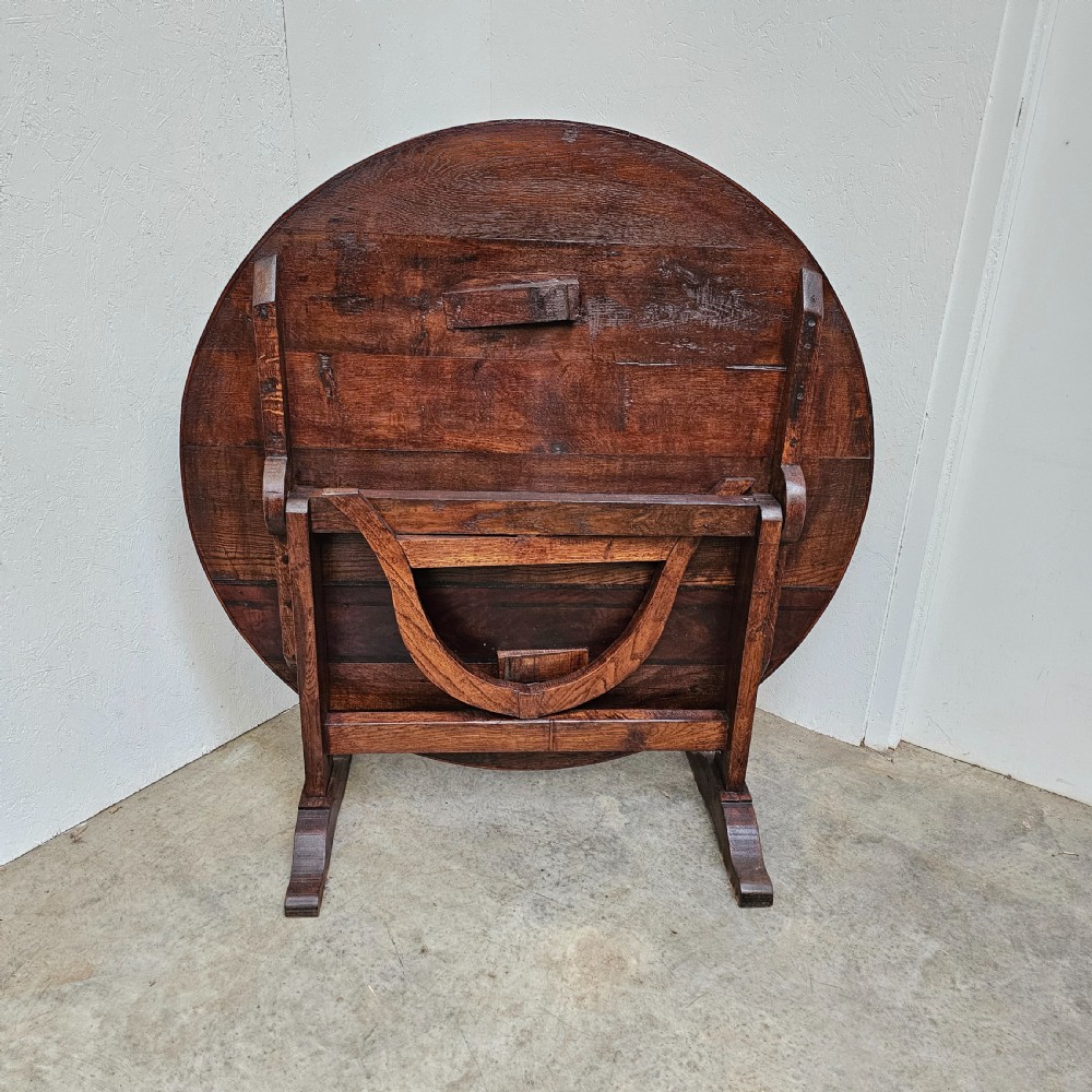 Large 19th Century French Folding Vendange Table View II