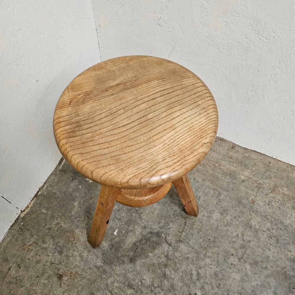 French Ash & Beech Adjustable Stool View IV