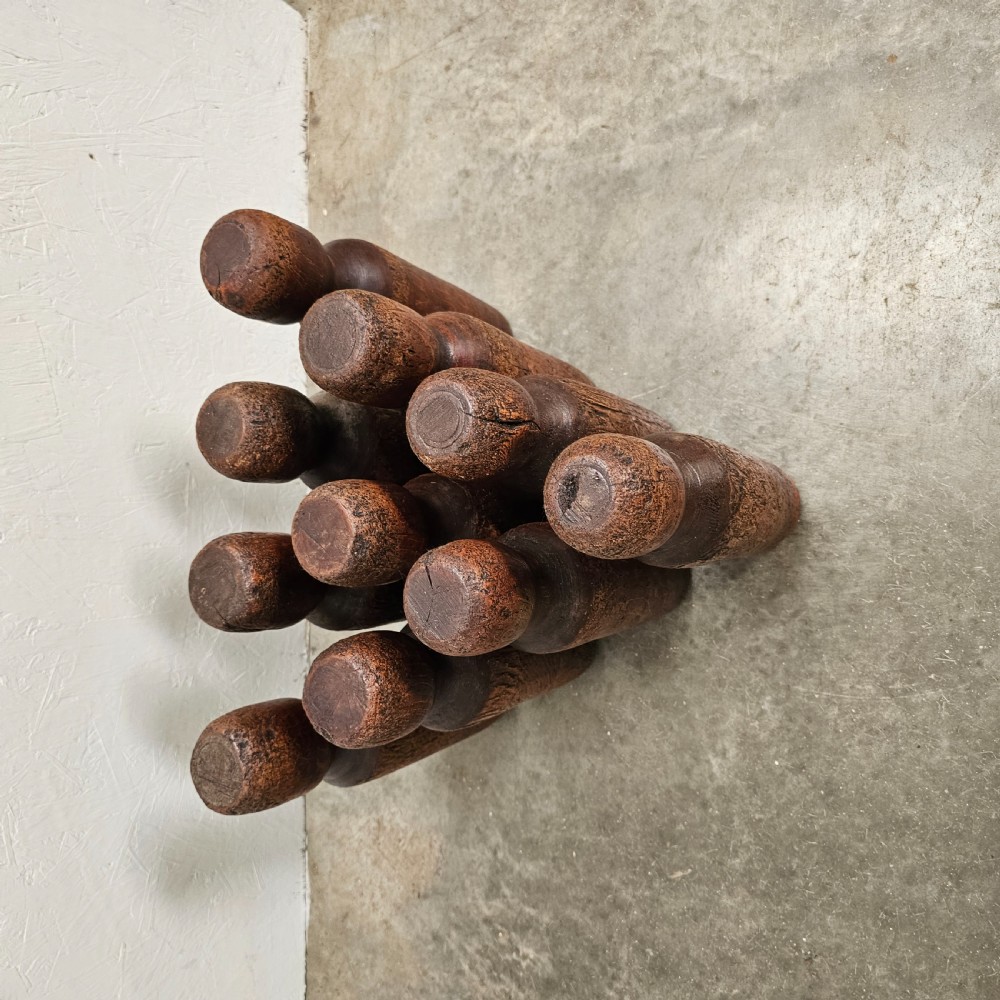 Set of French Tenpins & Two Balls View IV