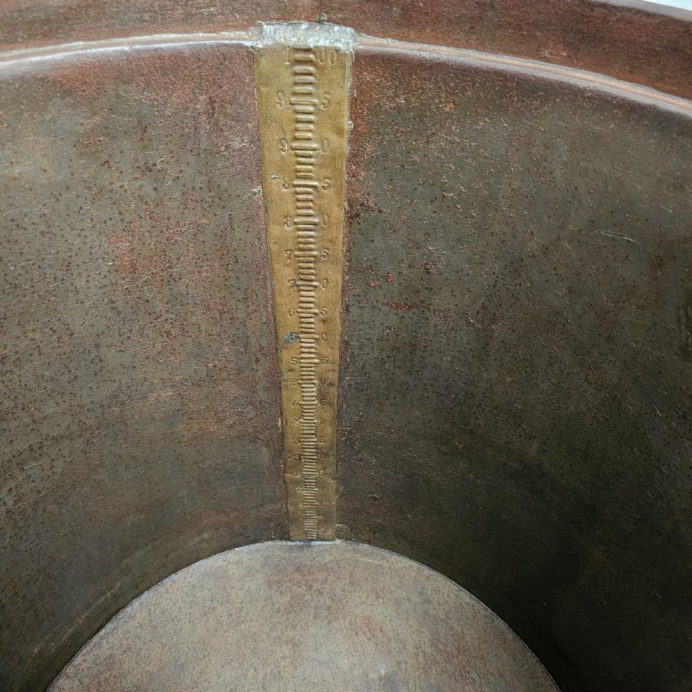 French Brass & Tole Hectolitre Wine Barrel (Jura, 1862) View V