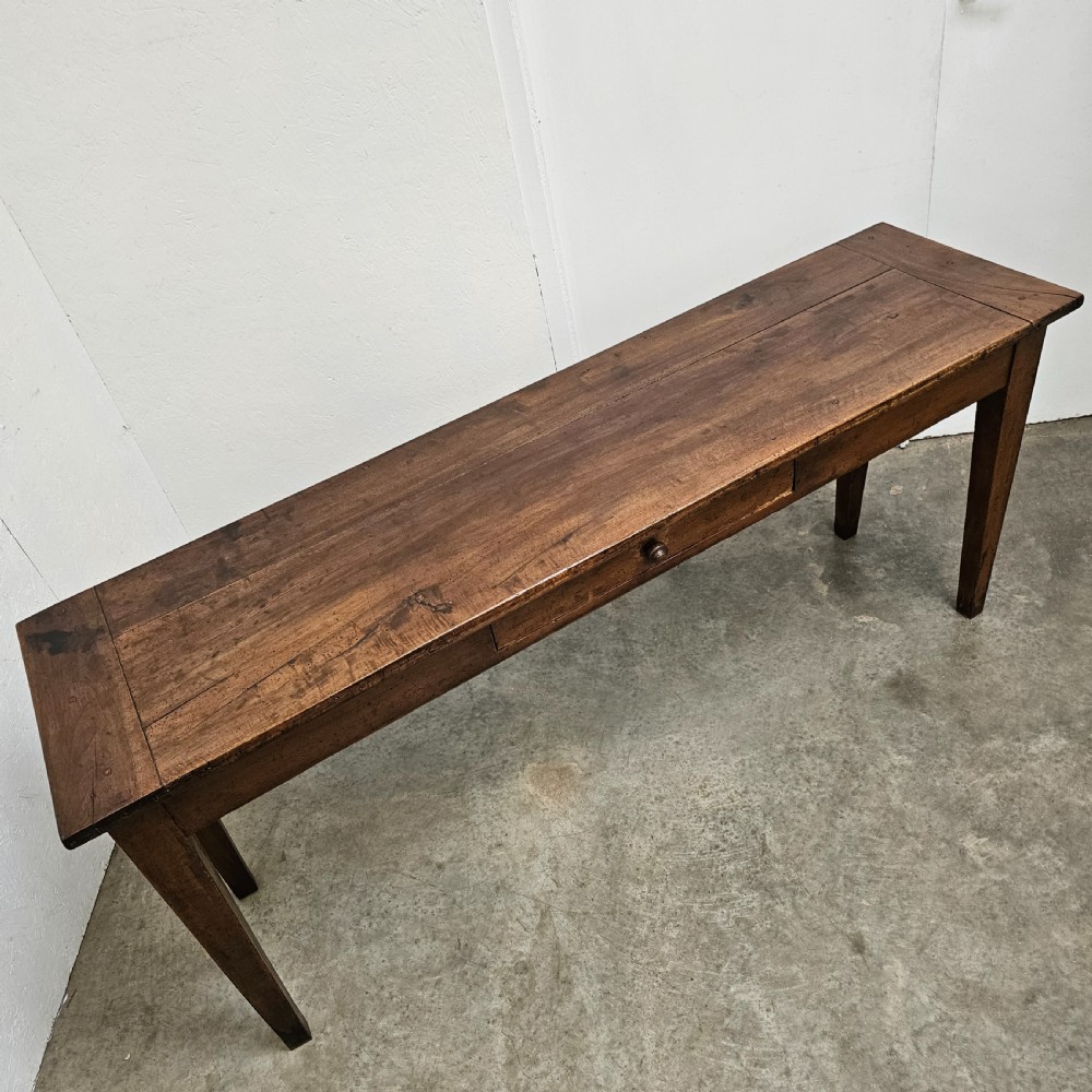 French 19th Century Walnut Serving Table View II