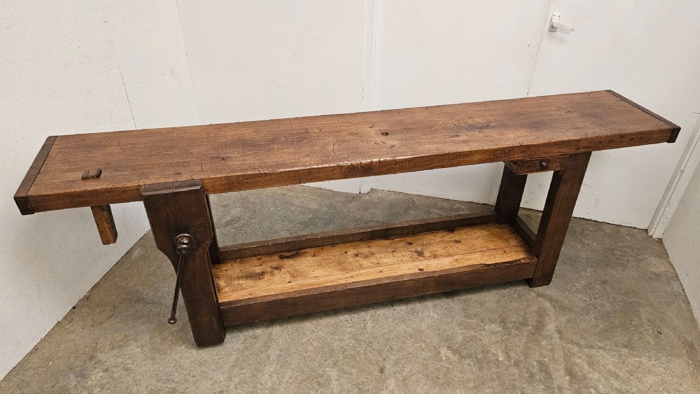 Substantial French Artisans Workbench View II