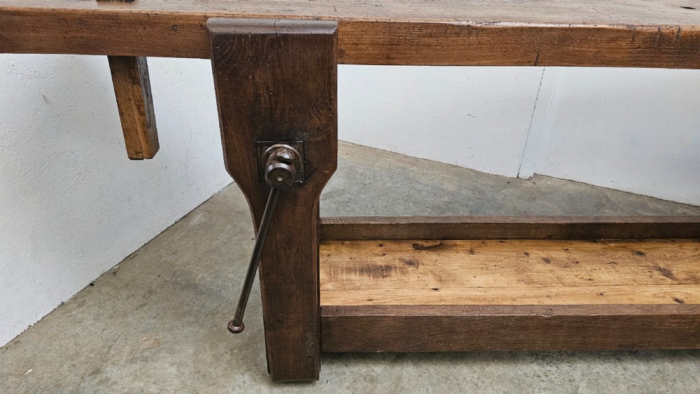 Substantial French Artisans Workbench View IV