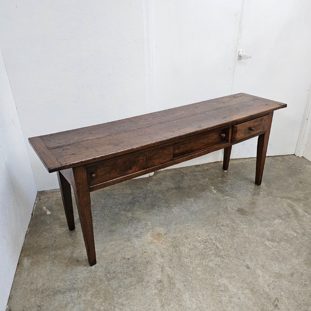 French Chestnut & Oak Contry Side Table View II